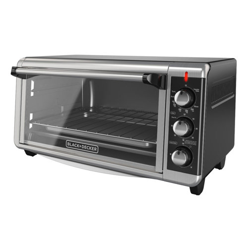 Black + Decker 8Slice Extra Wide Convection Countertop Toaster Oven